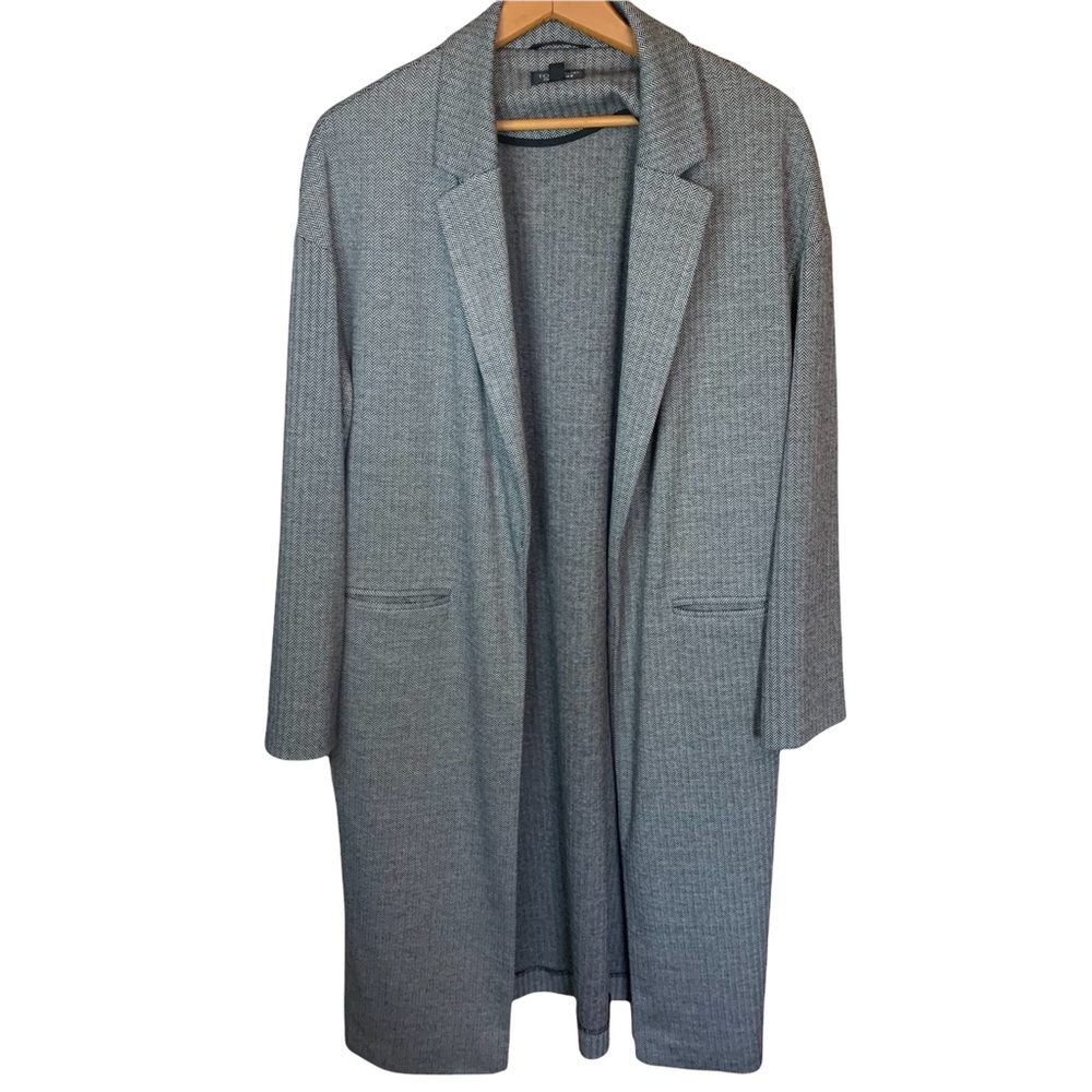 Gray Women's Long Coat - Picture 2 of 5
